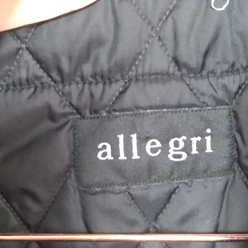 Allegri Black Neutral Women's Puffer Vest Size Large - Picture 9 of 10